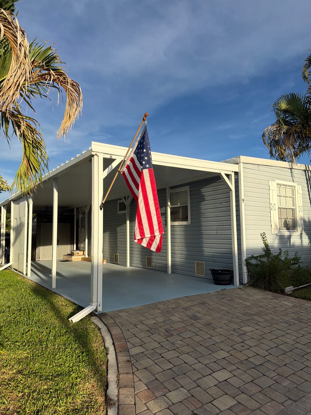 Customer photo review of 3' x 5' American Flag Set
