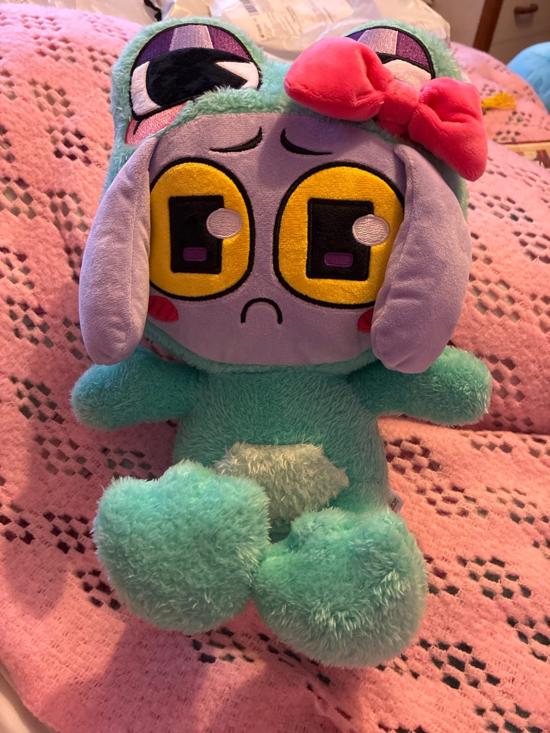 Customer photo review of Ribbit-Suit Jax Plush