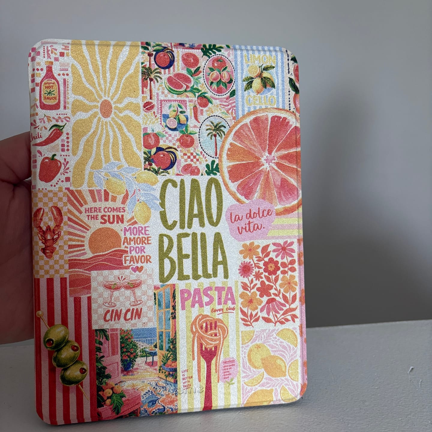 Customer photo review of La Dolce Vita E-Reader Case