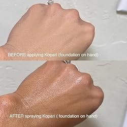 Customer photo review of SunVeil™ SPF50 Setting Mist