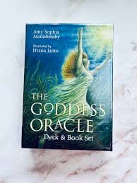 Customer photo review of Goddess Oracle Deck