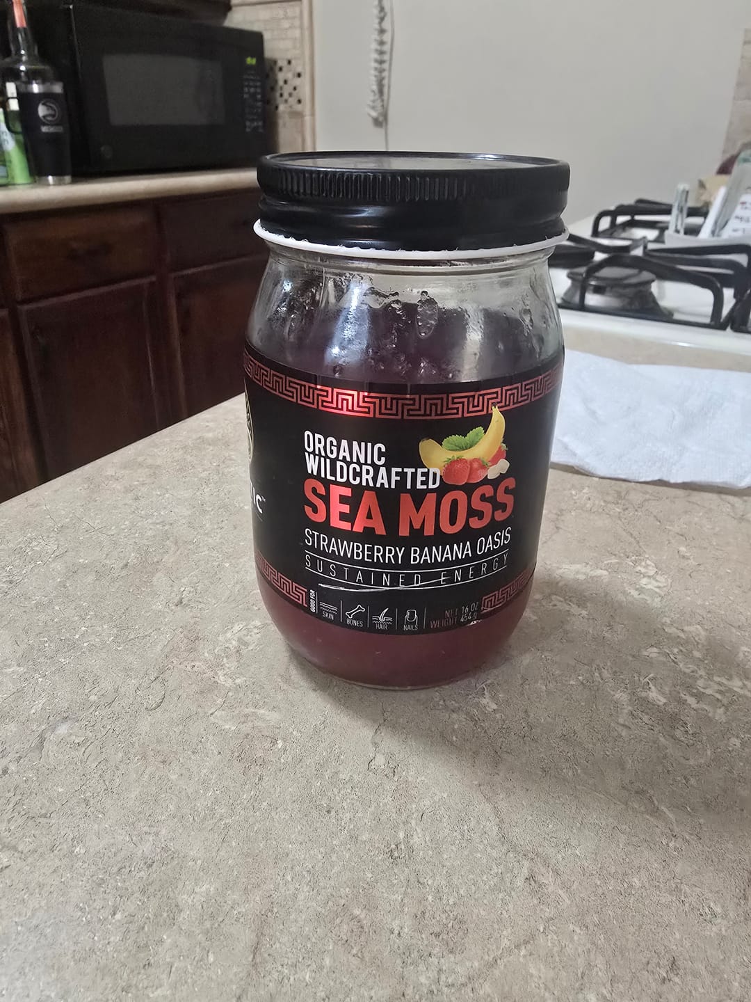 Customer photo review of 4 Sea Moss Gels — One-Time Pick-4 ($80, Free Shipping)