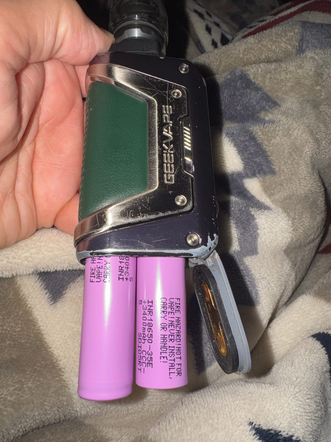 Customer photo review of Samsung 35E 18650 3500mAh 8A Battery