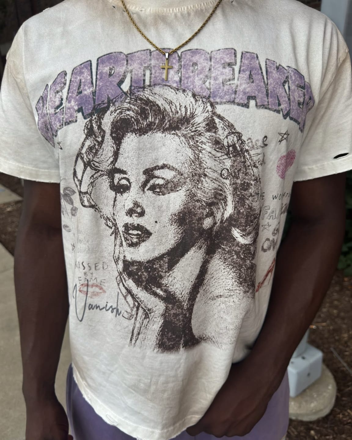 Customer photo review of Heartbreaker Tee