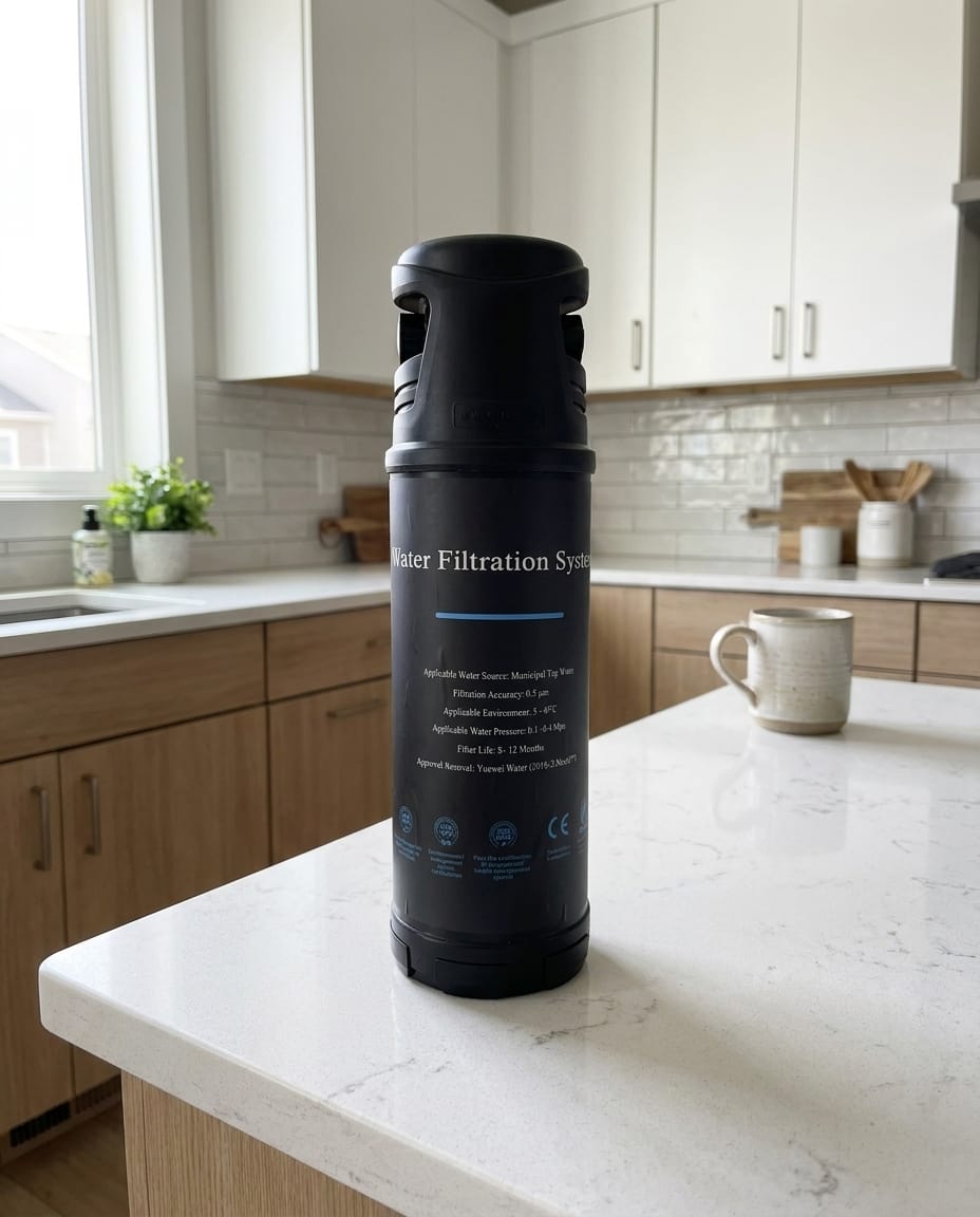 Customer photo review of M8-2 Under Sink Water Filter System 0.01μm Ultrafiltration