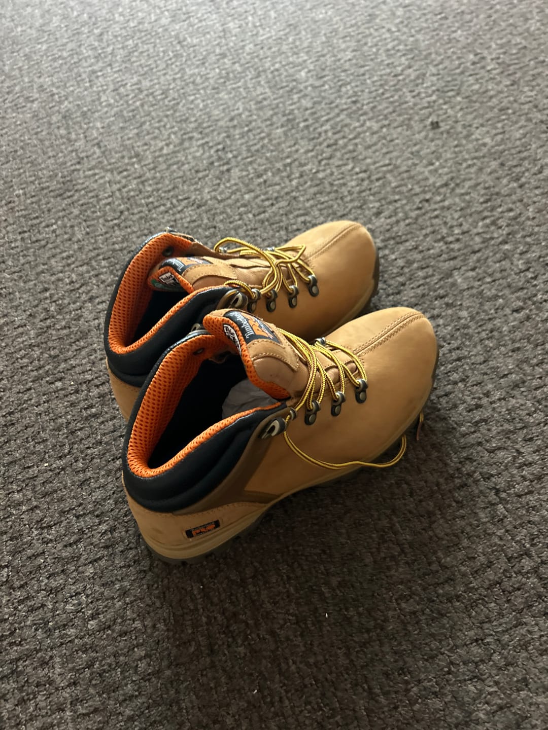 Customer photo review of Splitrock XT Composite Toe Work Boot for Men in Wheat
