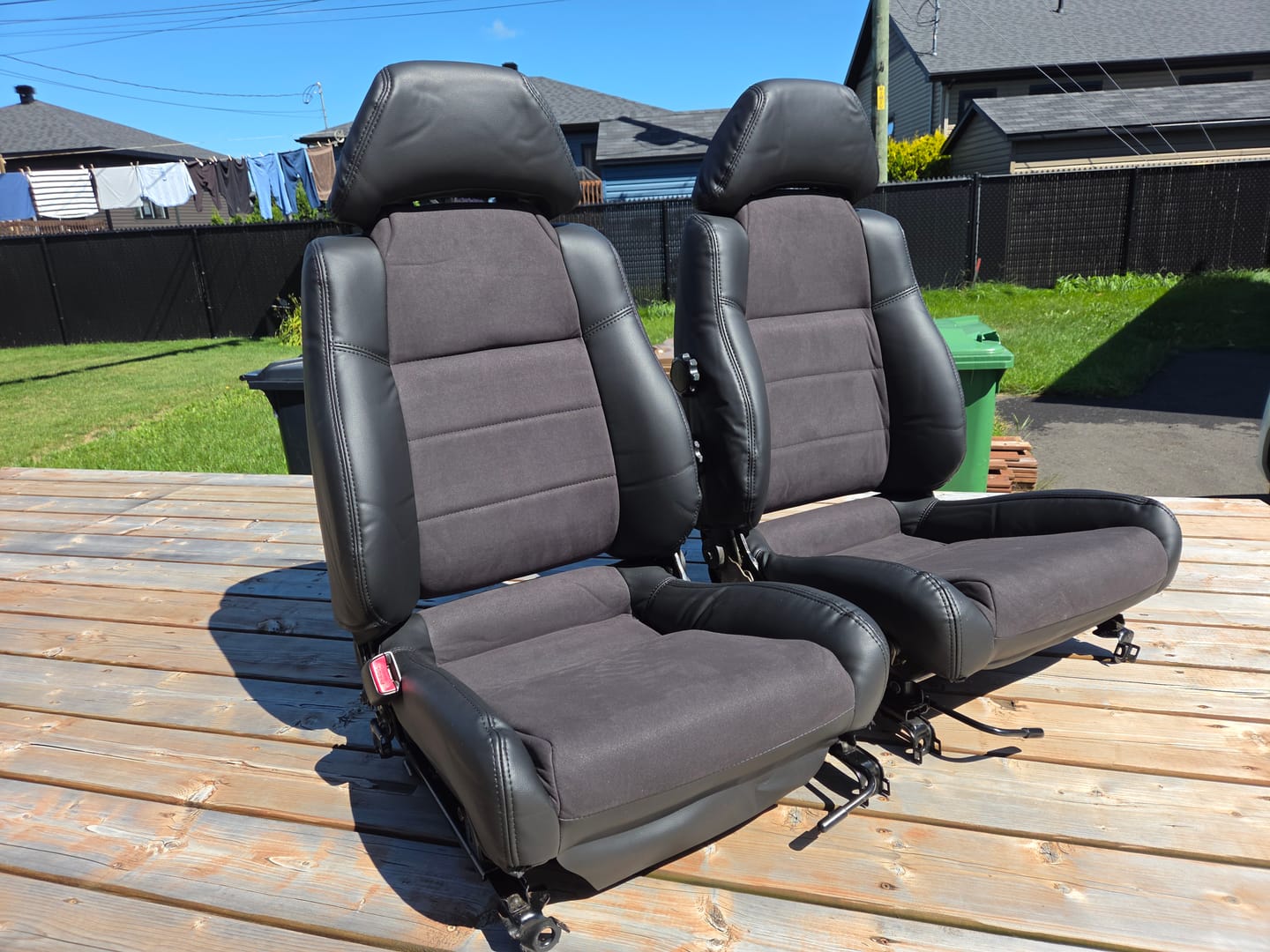 Customer photo review of MR2Heaven Heavy Duty Premium OEM+ Leather/Alcantara Seat Covers [Heated Seats Available]