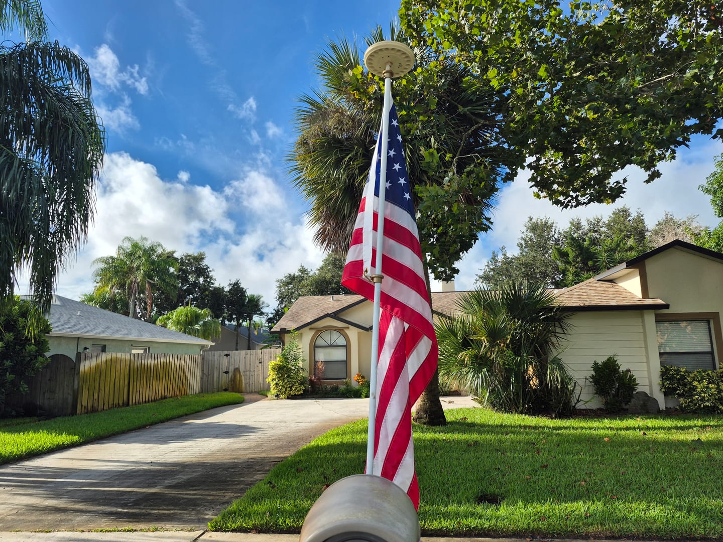 Customer photo review of 3' x 5' American Flag
