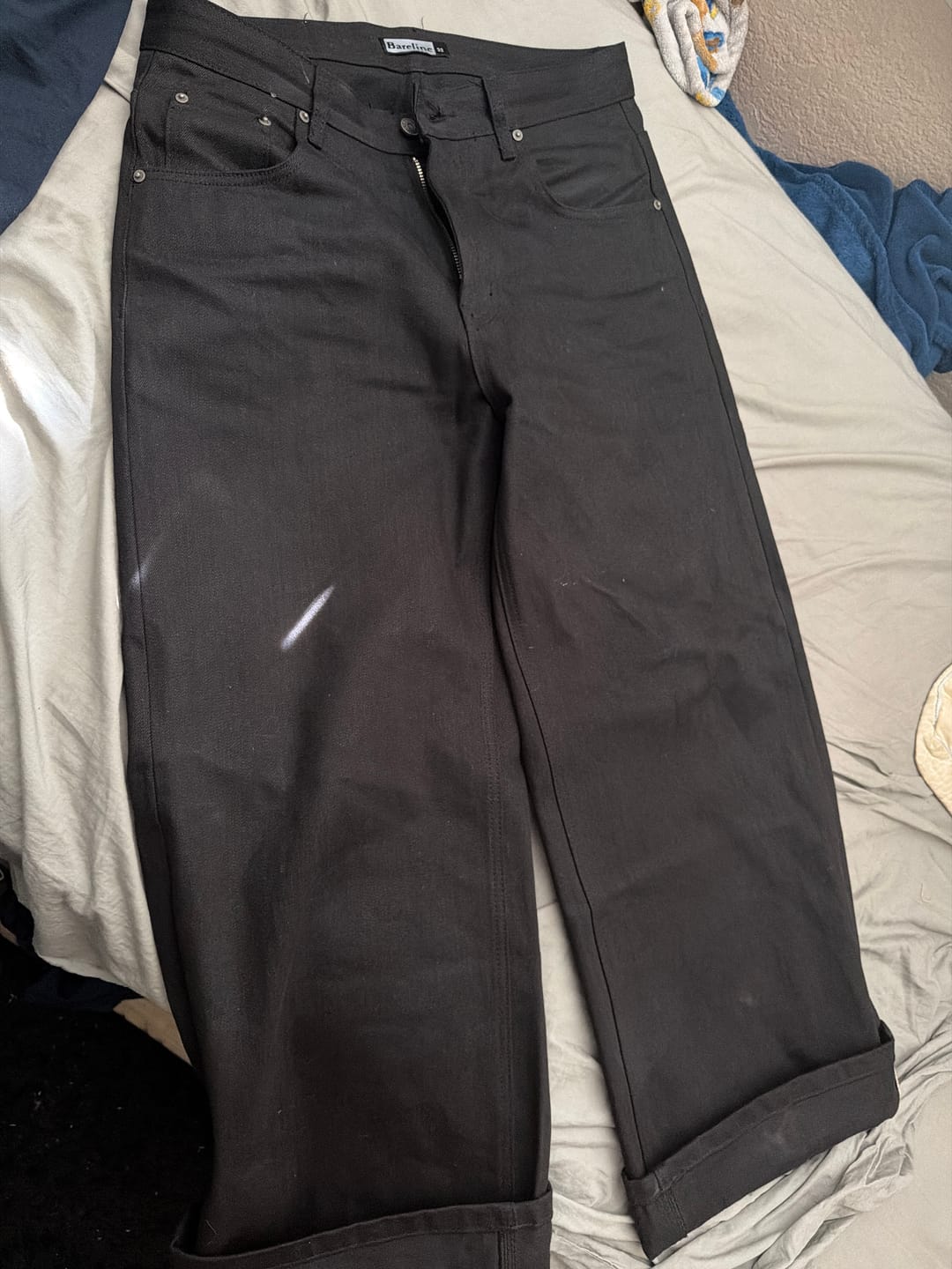 Customer photo review of Black Selvedge Denim