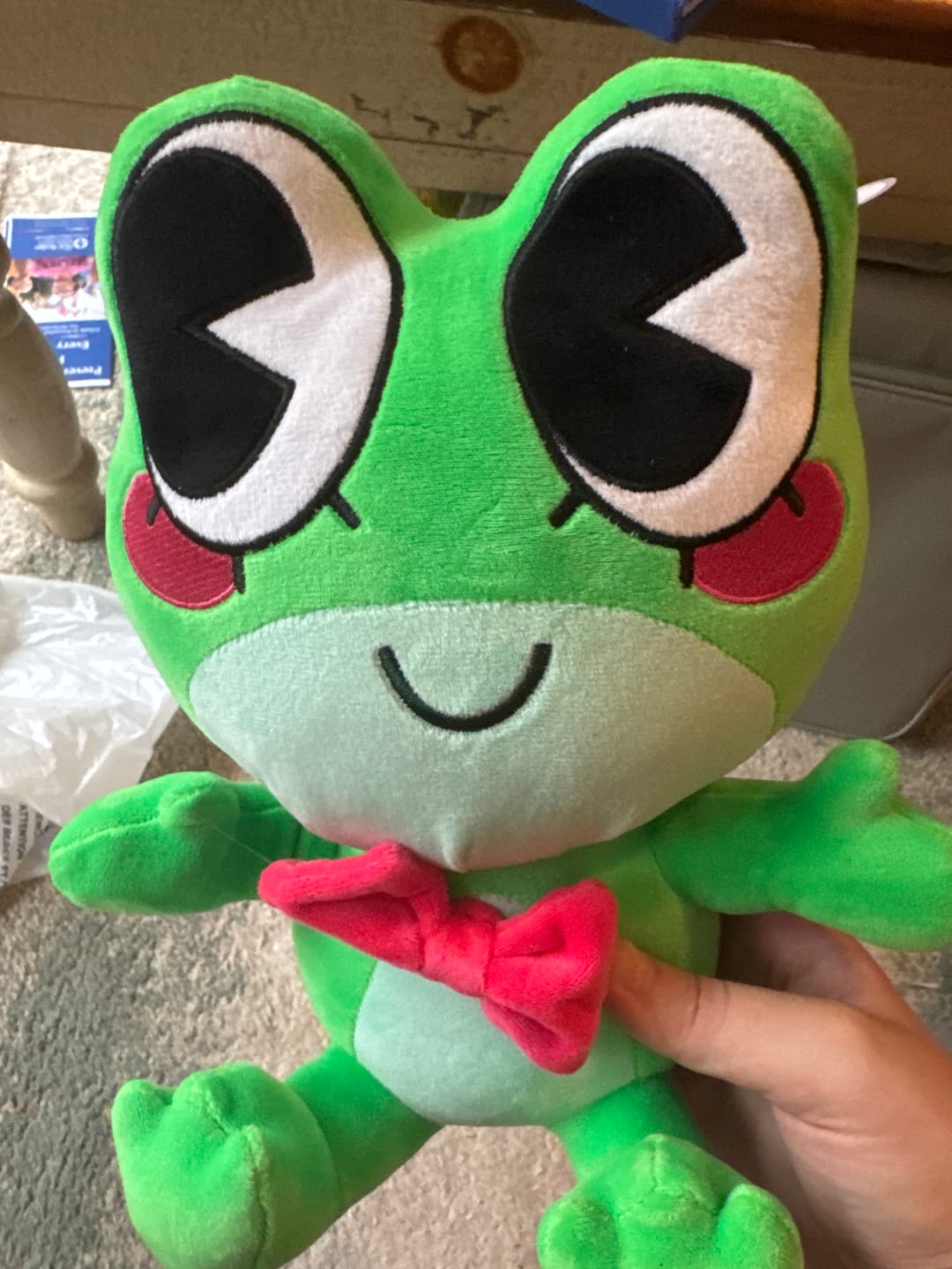 Customer photo review of Ribbit Plush