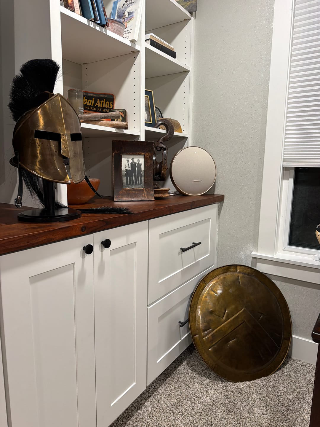 Customer photo review of The Great Spartan king Leonidas Helmet