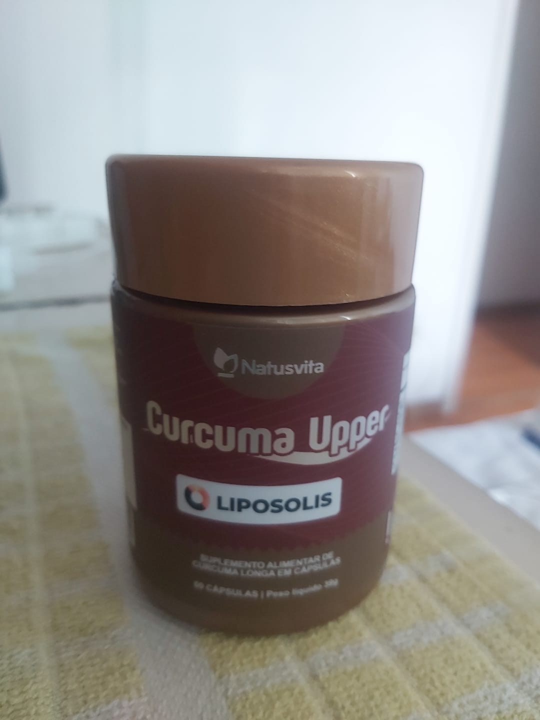 Customer photo review of Curcuma Upper (Curcumima Lipossomal com TCM) em Cápsulas Softgel