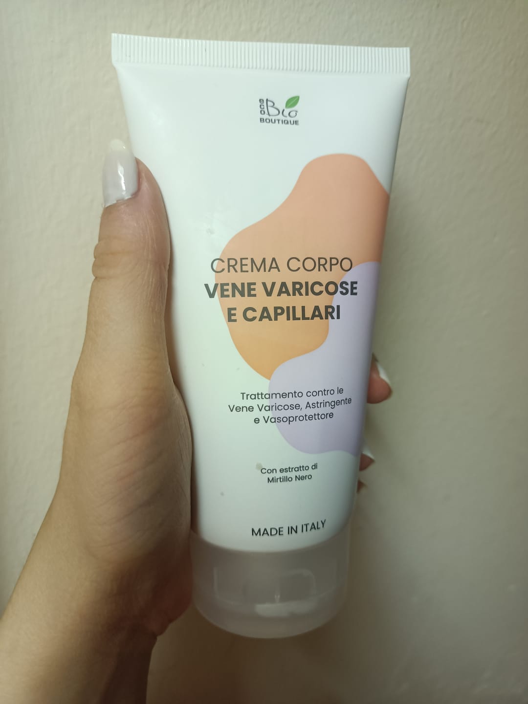 Customer photo review of Crema Vene Varicose e Capillari
