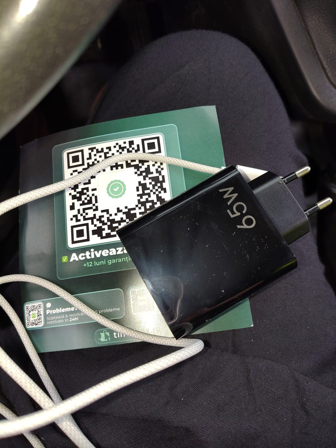Customer photo review of Incarcator Retea, 65W, 5 Porturi, 3 x USB, 2 x Type-C, Negru