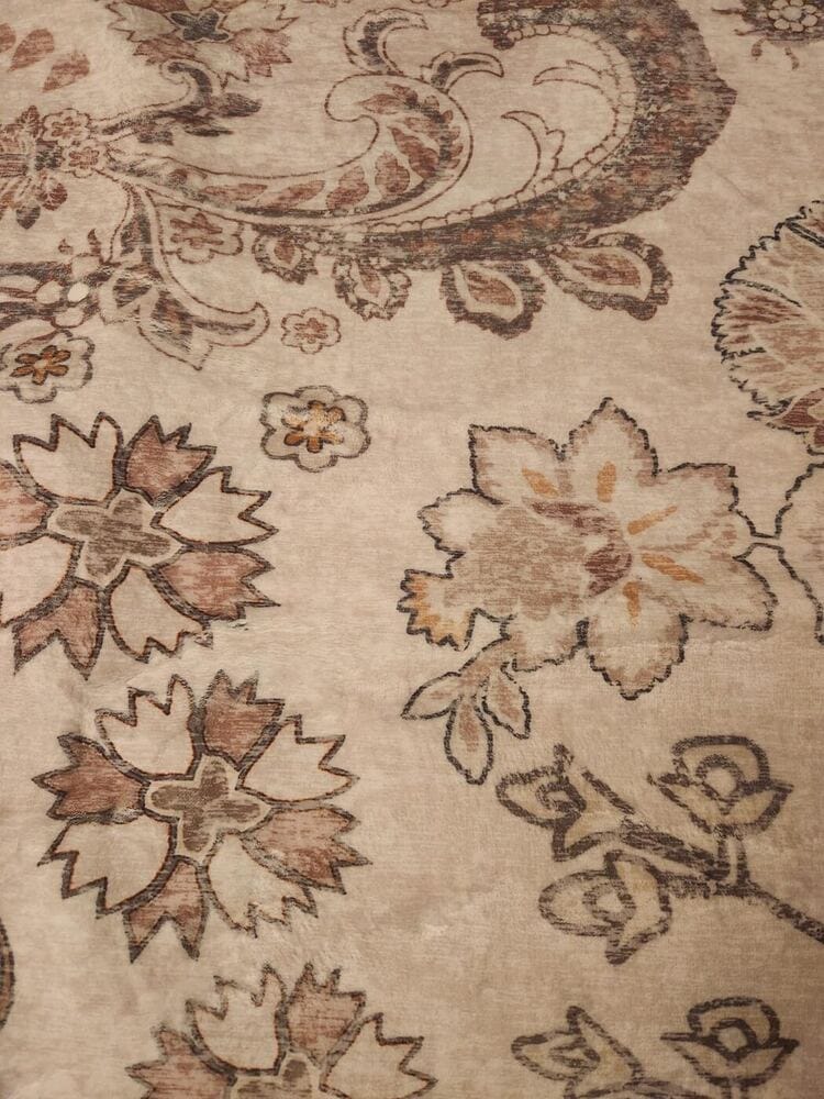 Customer photo review of Rug – Vintage Traditional Floral – Stormy Blue