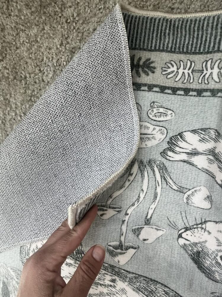 Customer photo review of Rug – Vintage Woodland – Olive Grove