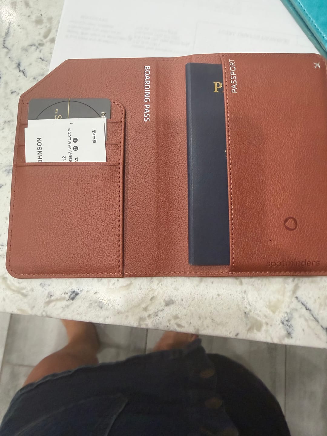 Customer photo review of Passport Holder Air
