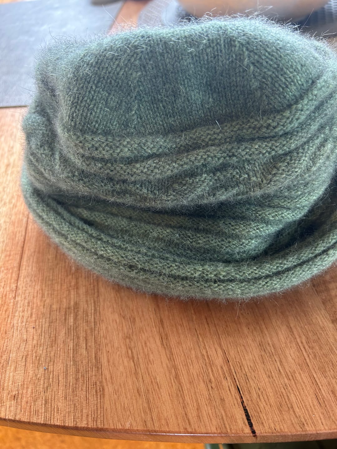 Customer photo review of Lothlorian- Merino & Possum  Ribbed Clouche Hat