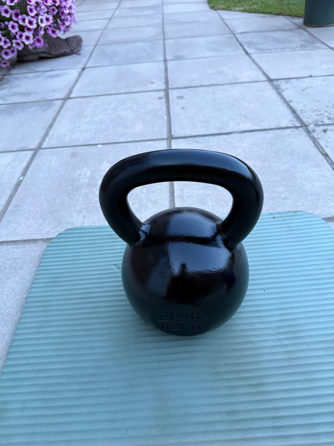 Customer photo review of KEFL Cast Iron Kettlebells