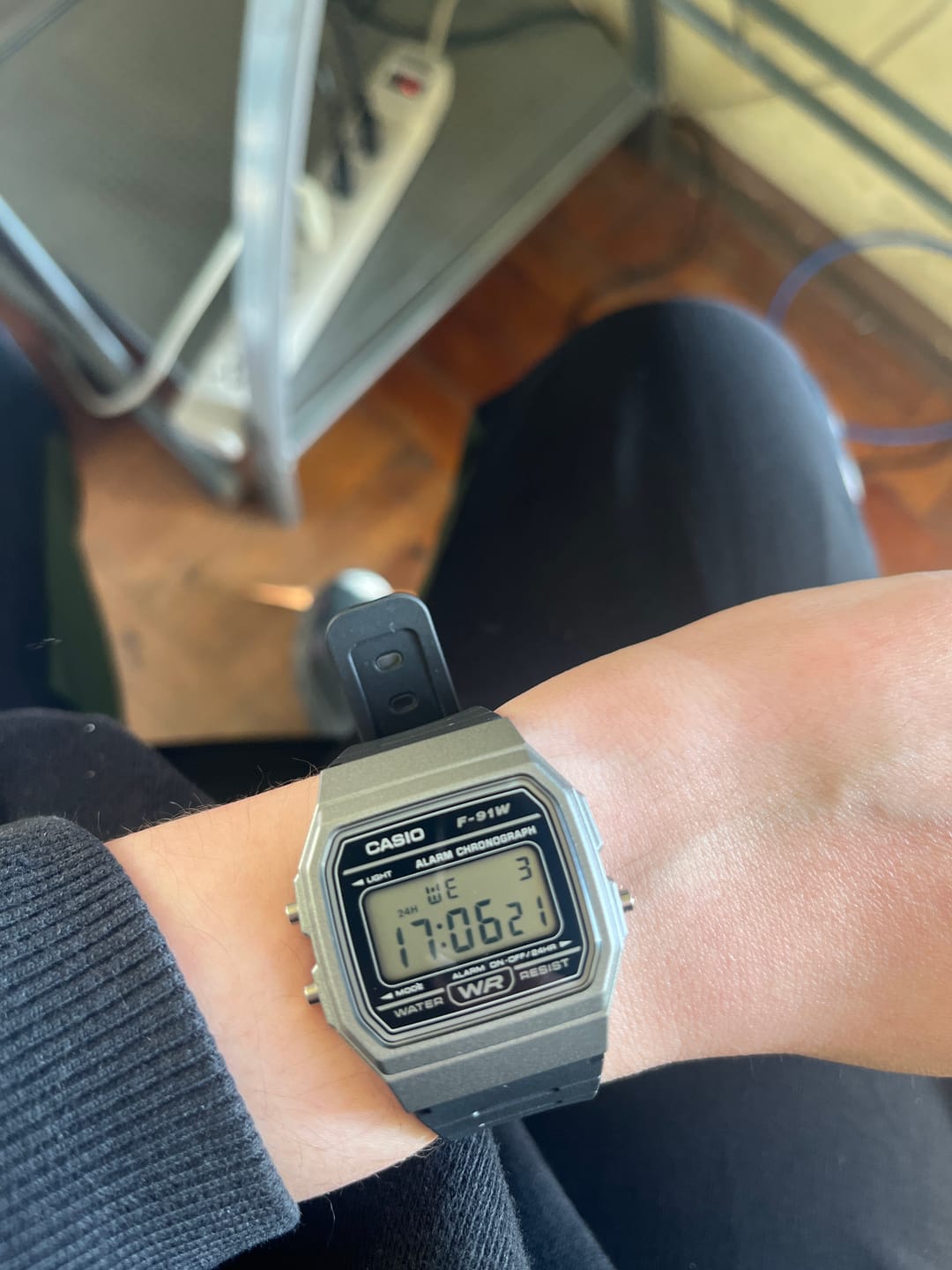Customer photo review of Reloj Casio Vintage F-91WM-1BDF Gris/Negro