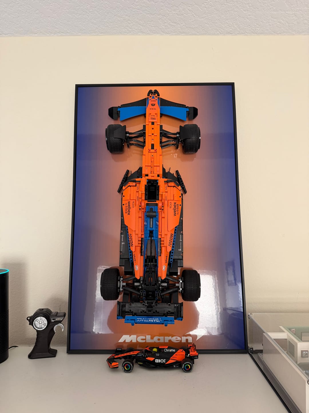Customer photo review of Wall-Mount Display Frame for LEGO® McLaren F1 42141