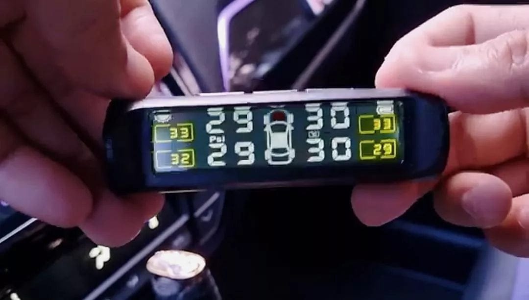 Customer photo review of DriveSense® Smart Tire Pressure Monitor