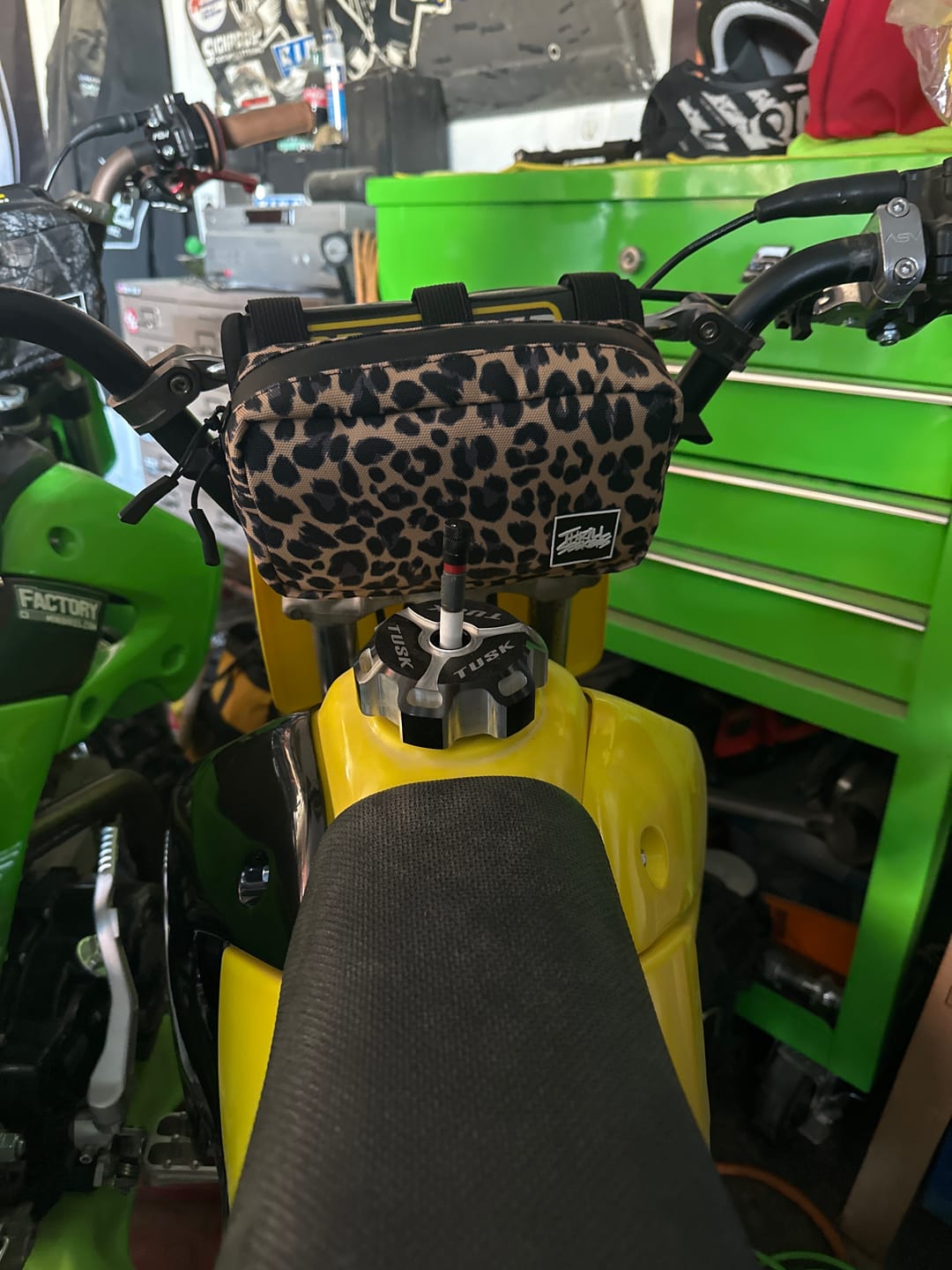 Customer photo review of Cheetah Bar Bag