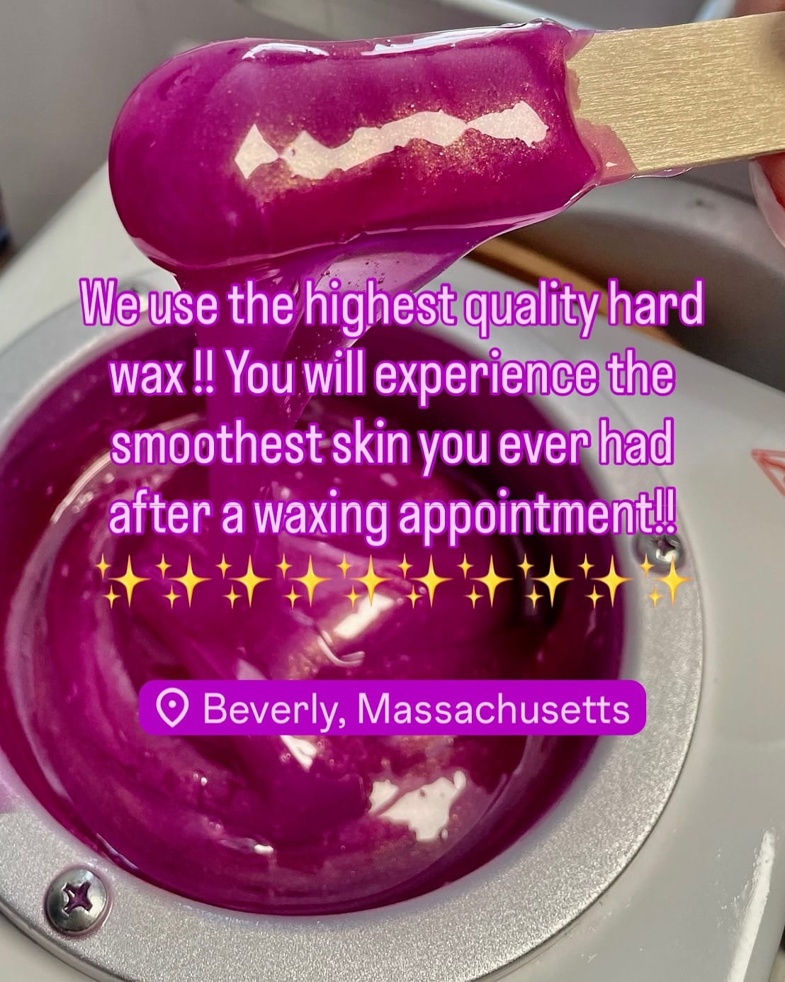 Customer photo review of Signature Series Hair Removal Wax