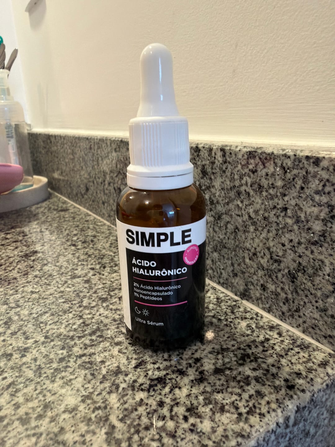 Customer photo review of Ultra Sérum Ácido Hialurônico