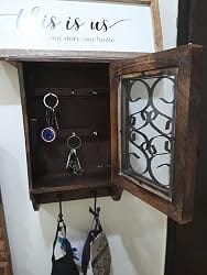 Customer photo review of Wooden Wall Hanging Key Holder