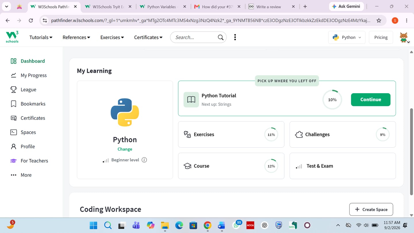 Customer photo review of Python Certification Course