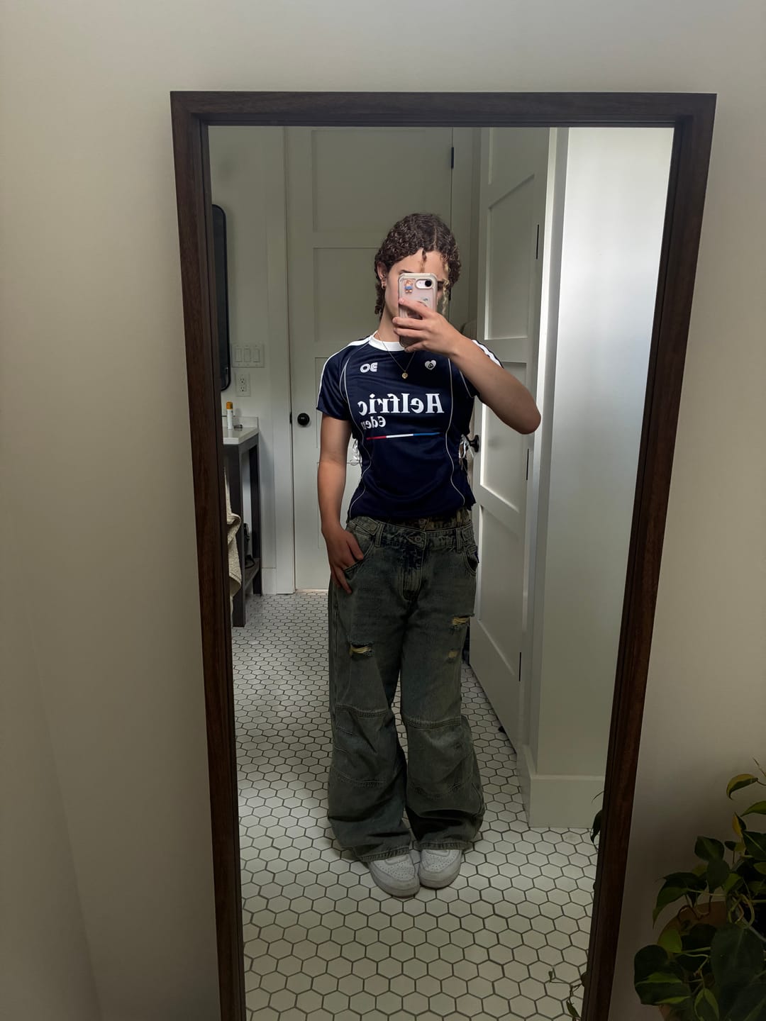 Customer photo review of Aelfric Eden Cut-Out Stripe Soccer Jersey