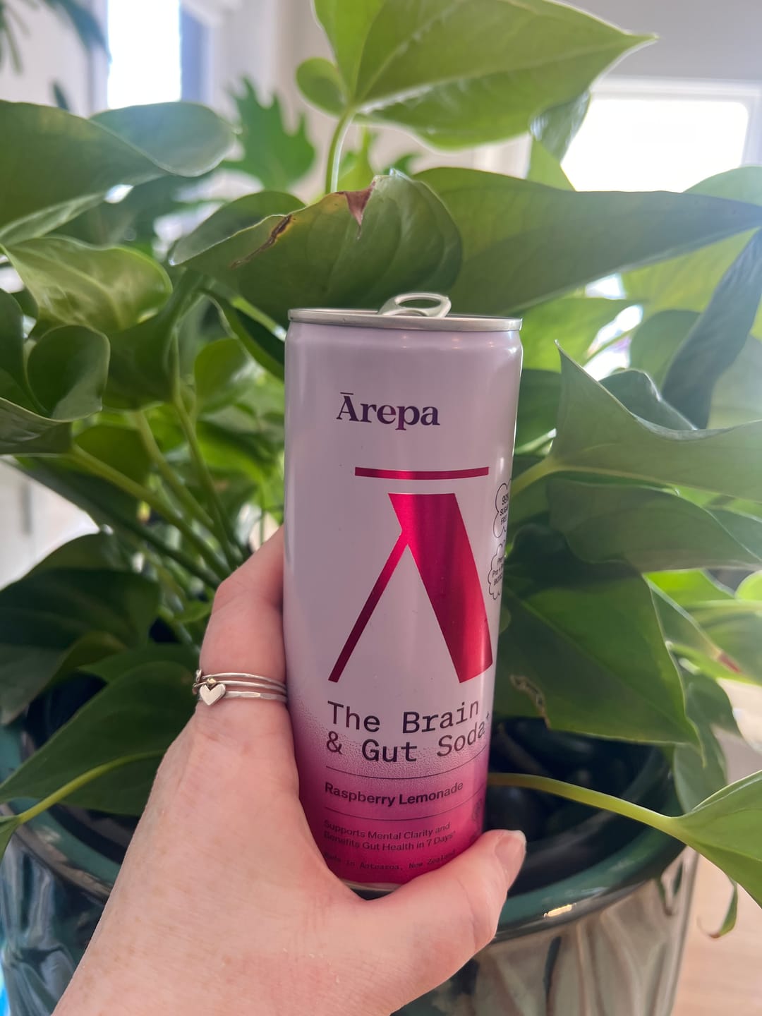 Customer photo review of The Brain & Gut Soda⁺ Raspberry Lemonade