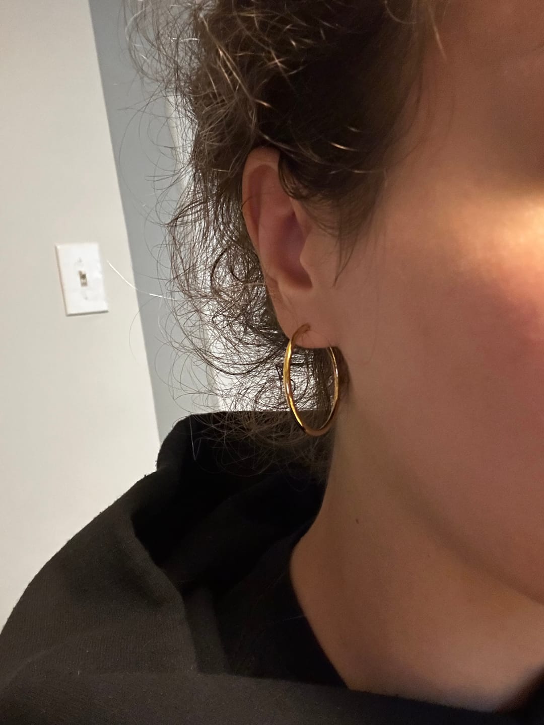Customer photo review of Charm Hoops
