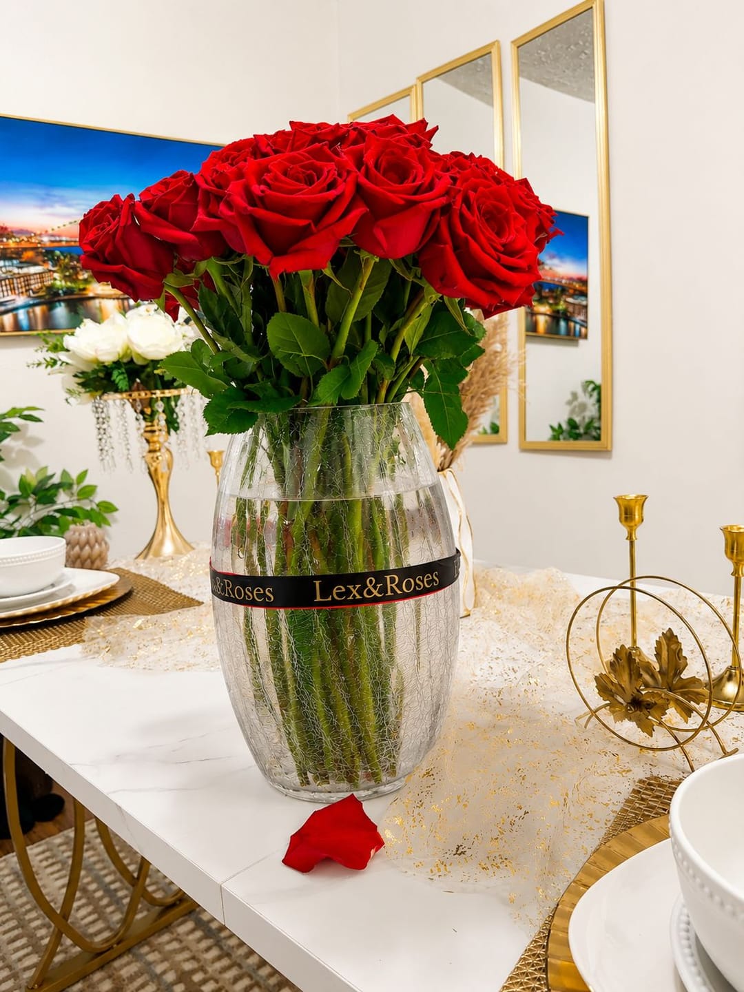Customer photo review of Red Rose Bouquet