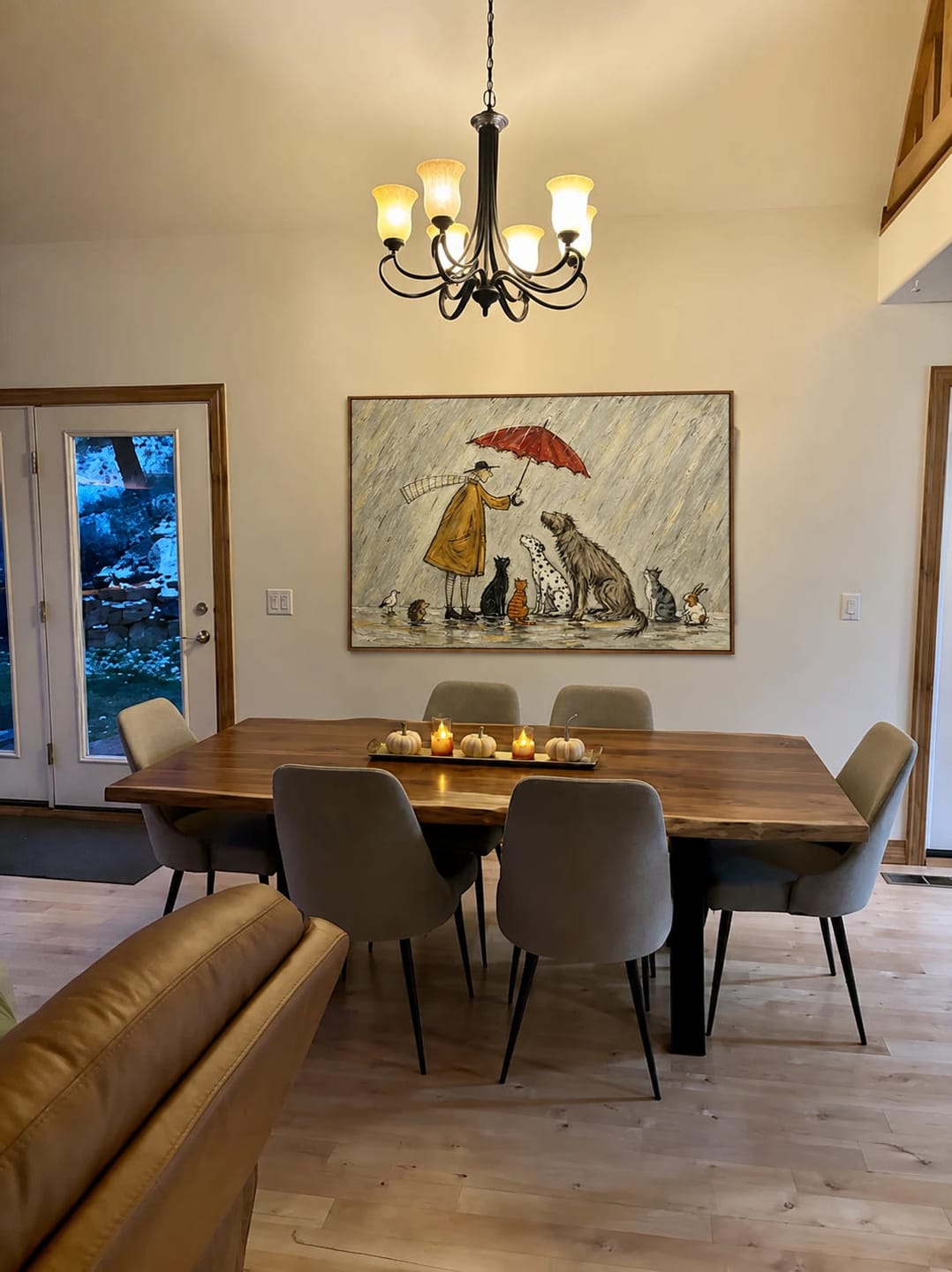 Customer photo review of Modern Folk Art｜Rainy Day Gathering