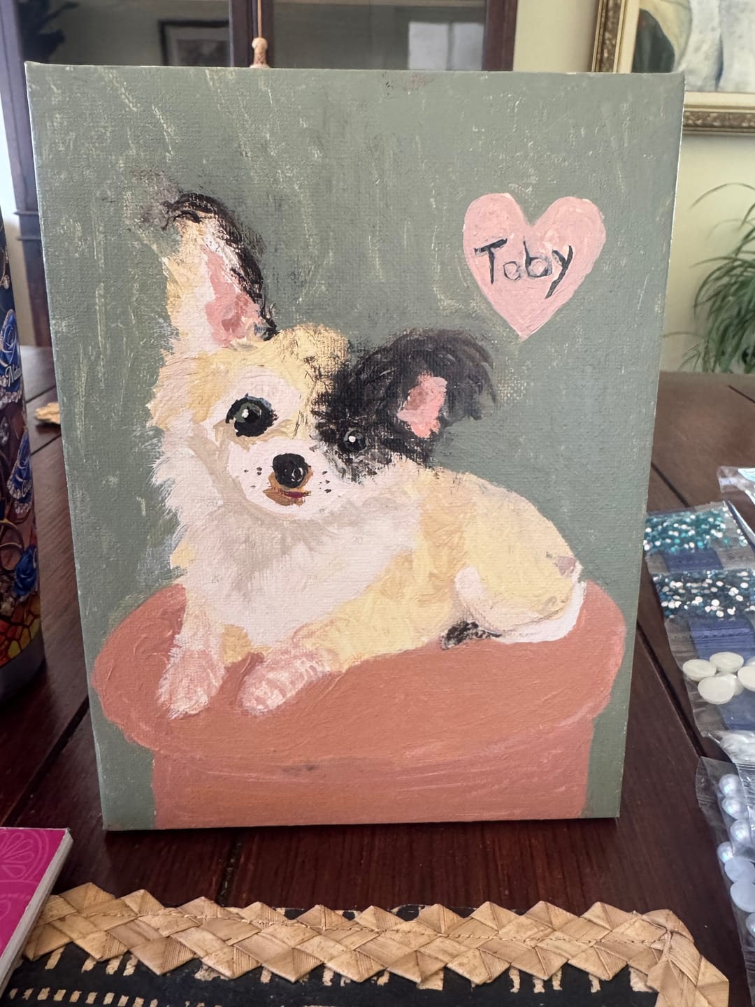 Customer photo review of 6 Mini Paintings - Chihuahua Set