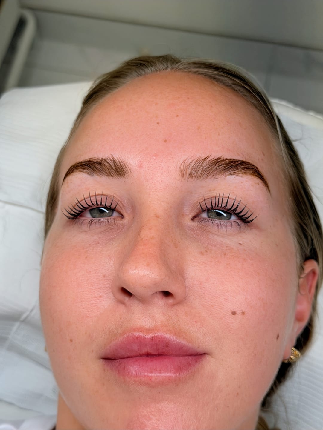 Customer photo review of Pure Care Lash & Brow Lift Pack