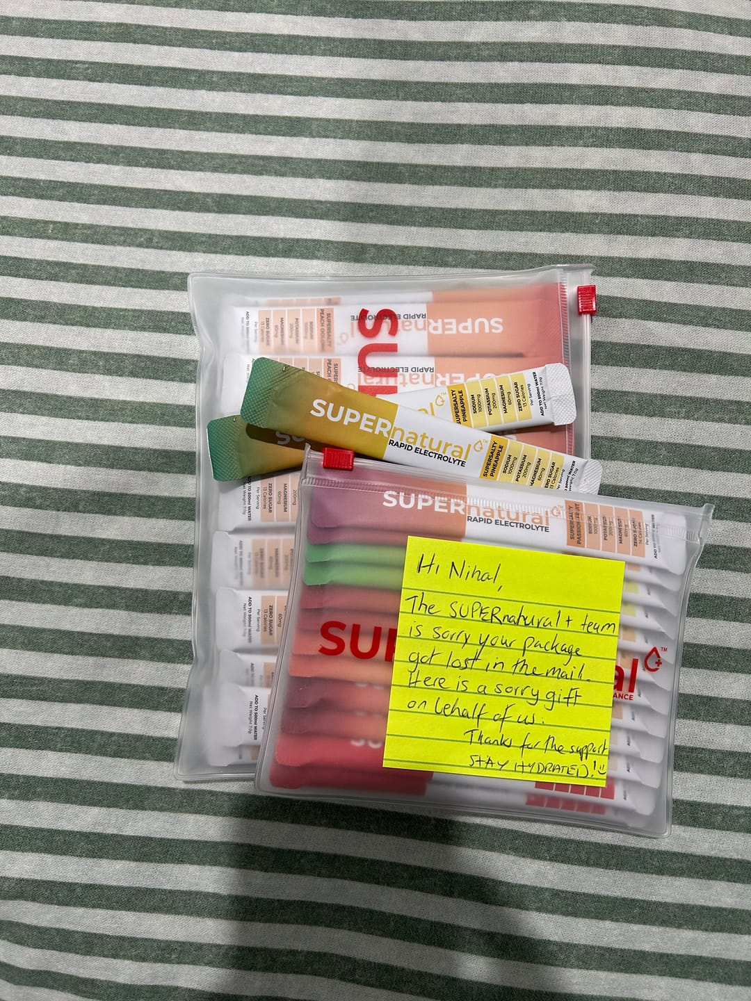 Customer photo review of SUPERSALTY - Rapid Electrolytes
