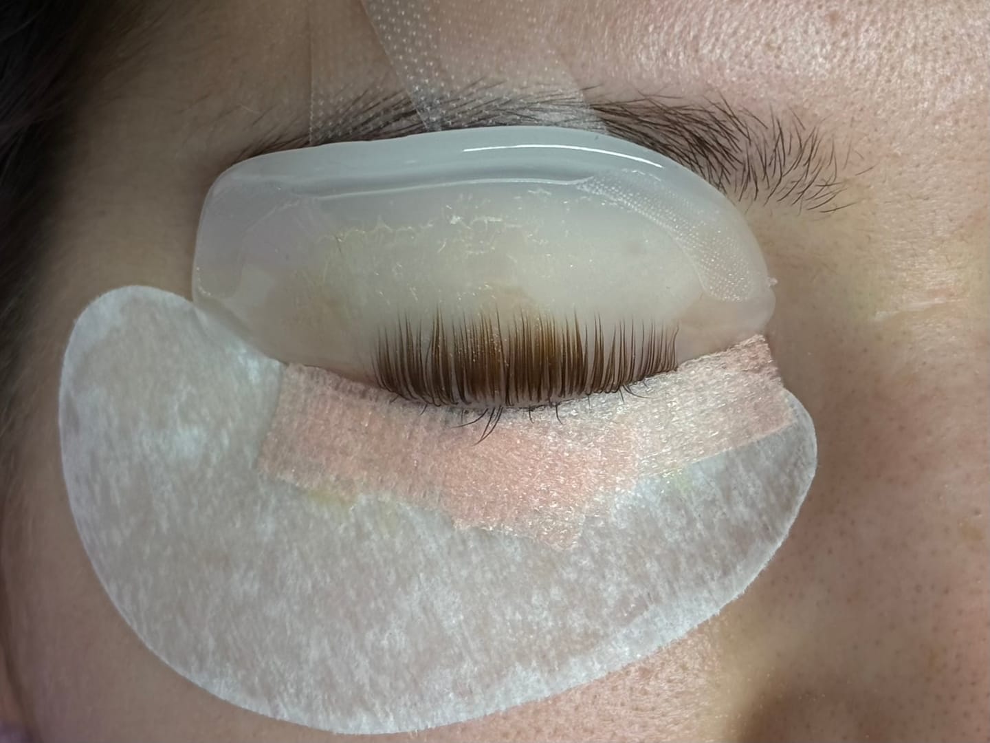 Customer photo review of Lash Lift Softening Pad