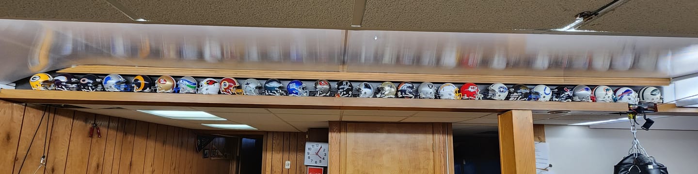 Customer photo review of LA Chargers Riddell Speed Mini Helmet