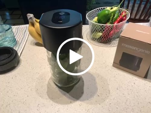 Customer video review of Mason Genie® Vacuum Sealer Kit