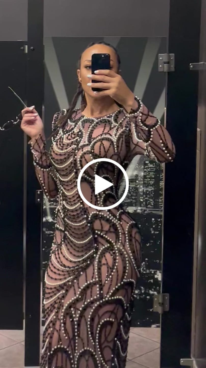 Customer video review of Seductress Maxi Dress (Ready To Ship)