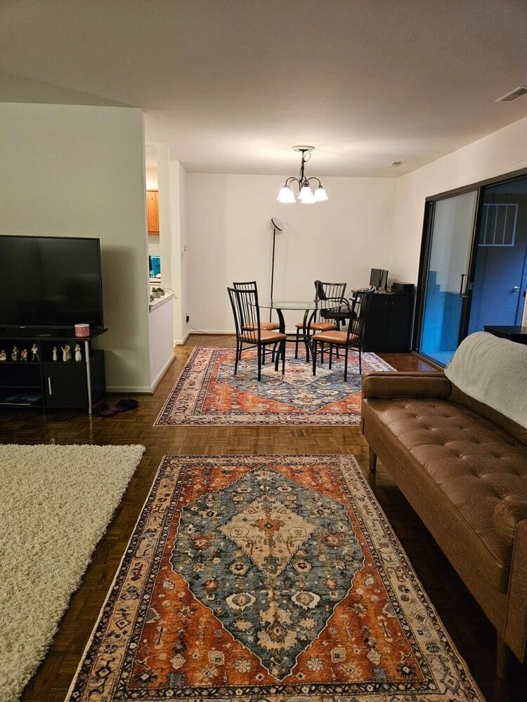 Customer photo review of Rug – Boho Vintage Tribal – Burnt Rust