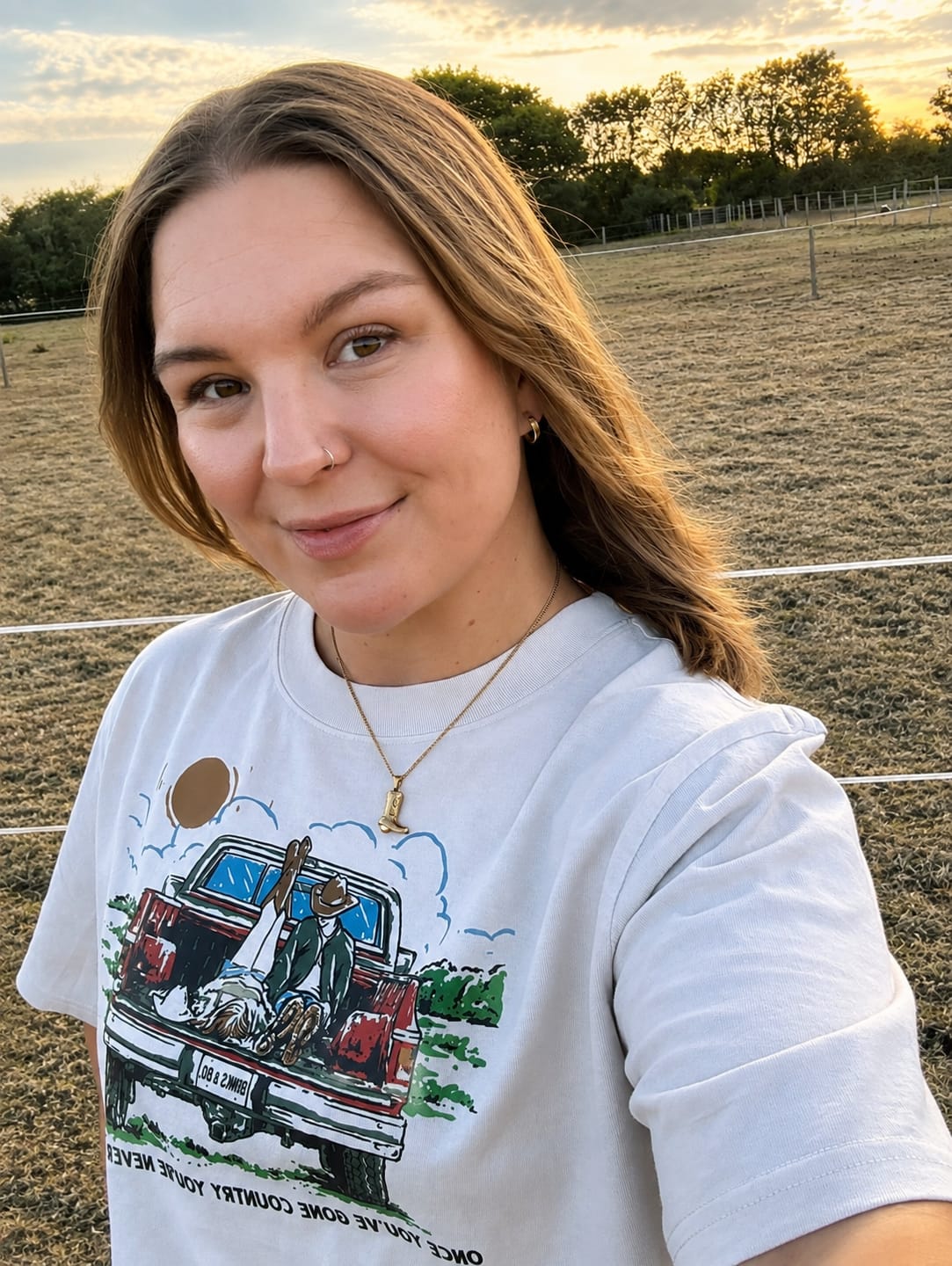Customer photo review of 'Gone Country' Crop T-Shirt