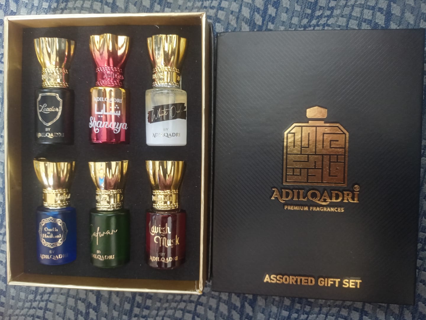 Customer photo review of Assorted Luxury Attar Perfume Gift Set (6 × 5.5Ml)