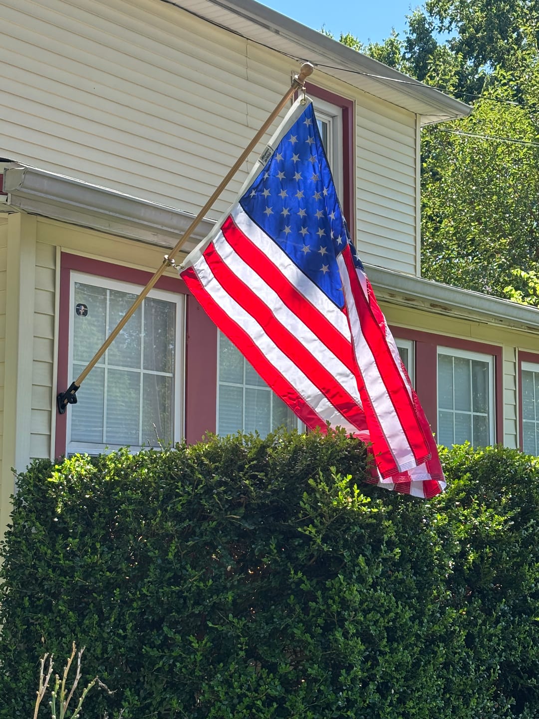 Customer photo review of 3' x 5' American Flag Set