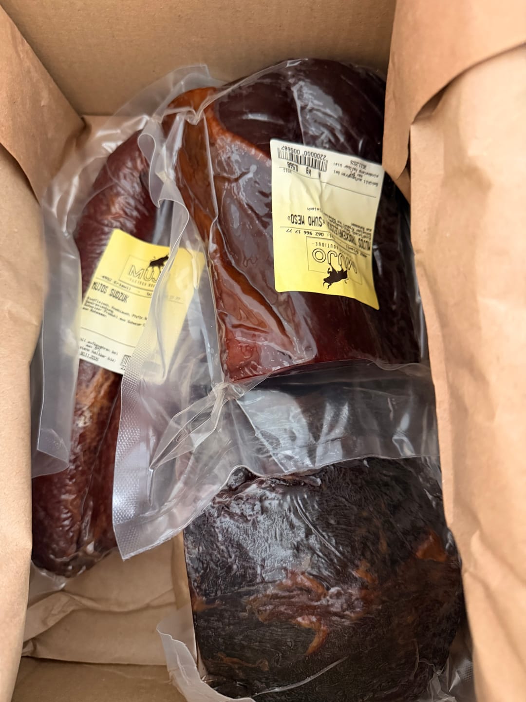 Customer photo review of MUJOS TROCKENFLEISCH «SUHO MESO» PREMIUM