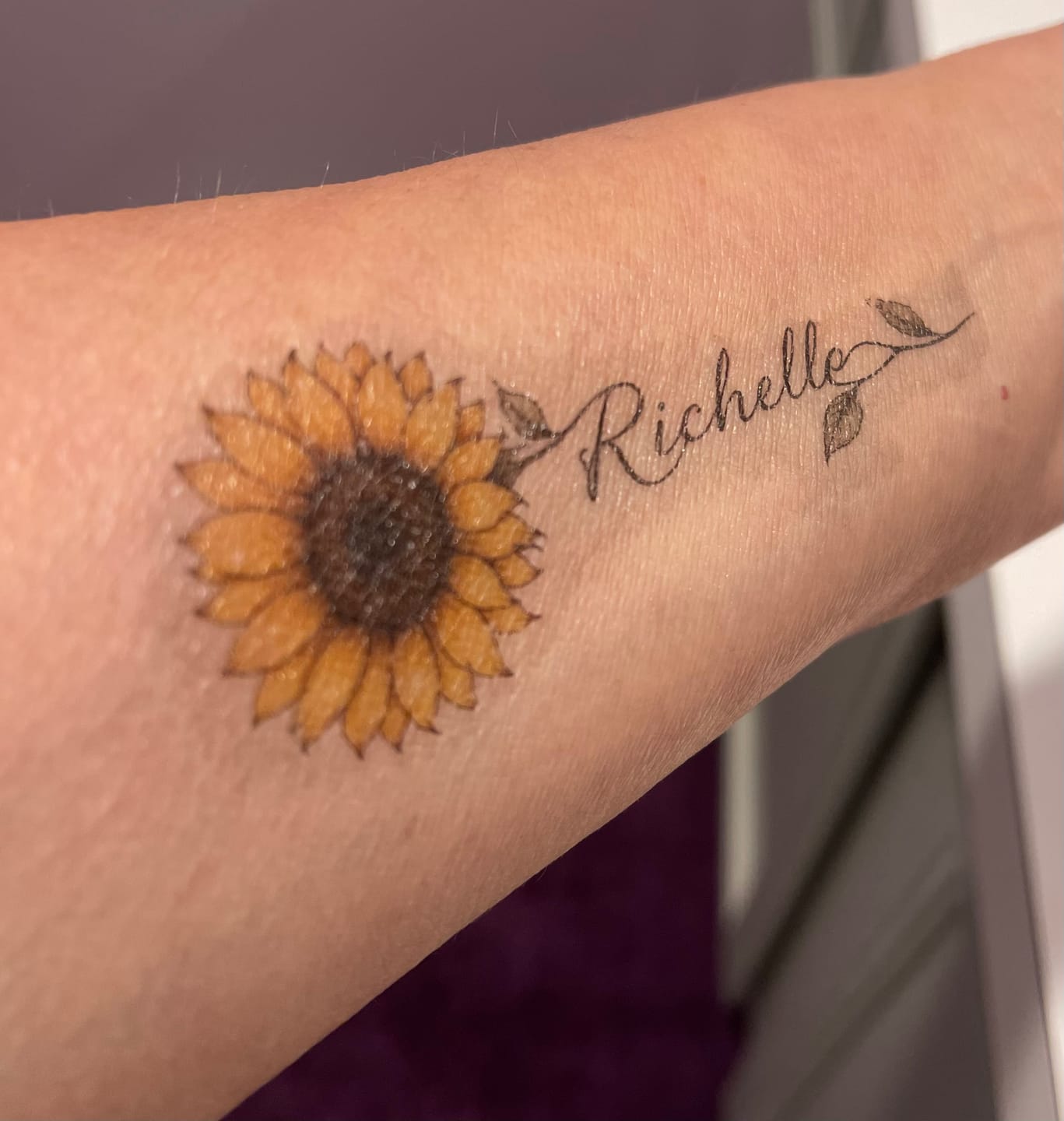 Customer photo review of Create Your Own Tattoo