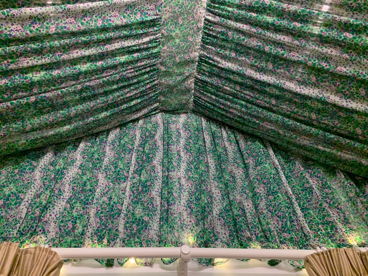 Customer photo review of Green Petal Chiffon Fabric